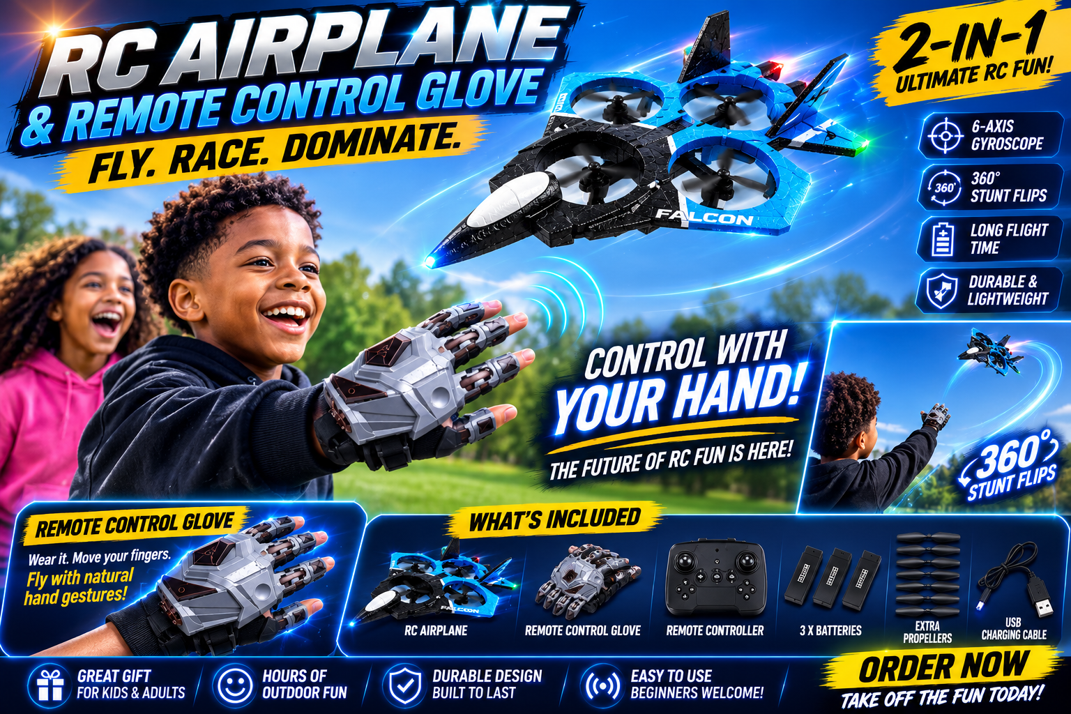 Combat drone dual Remote Control