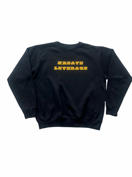 Kreating Leverage Crewneck - Black