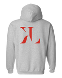 KL Zip Up Hoodie - Grey/Red