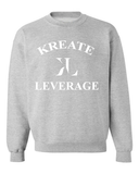 Kreate Leverage Crewneck - Grey/White