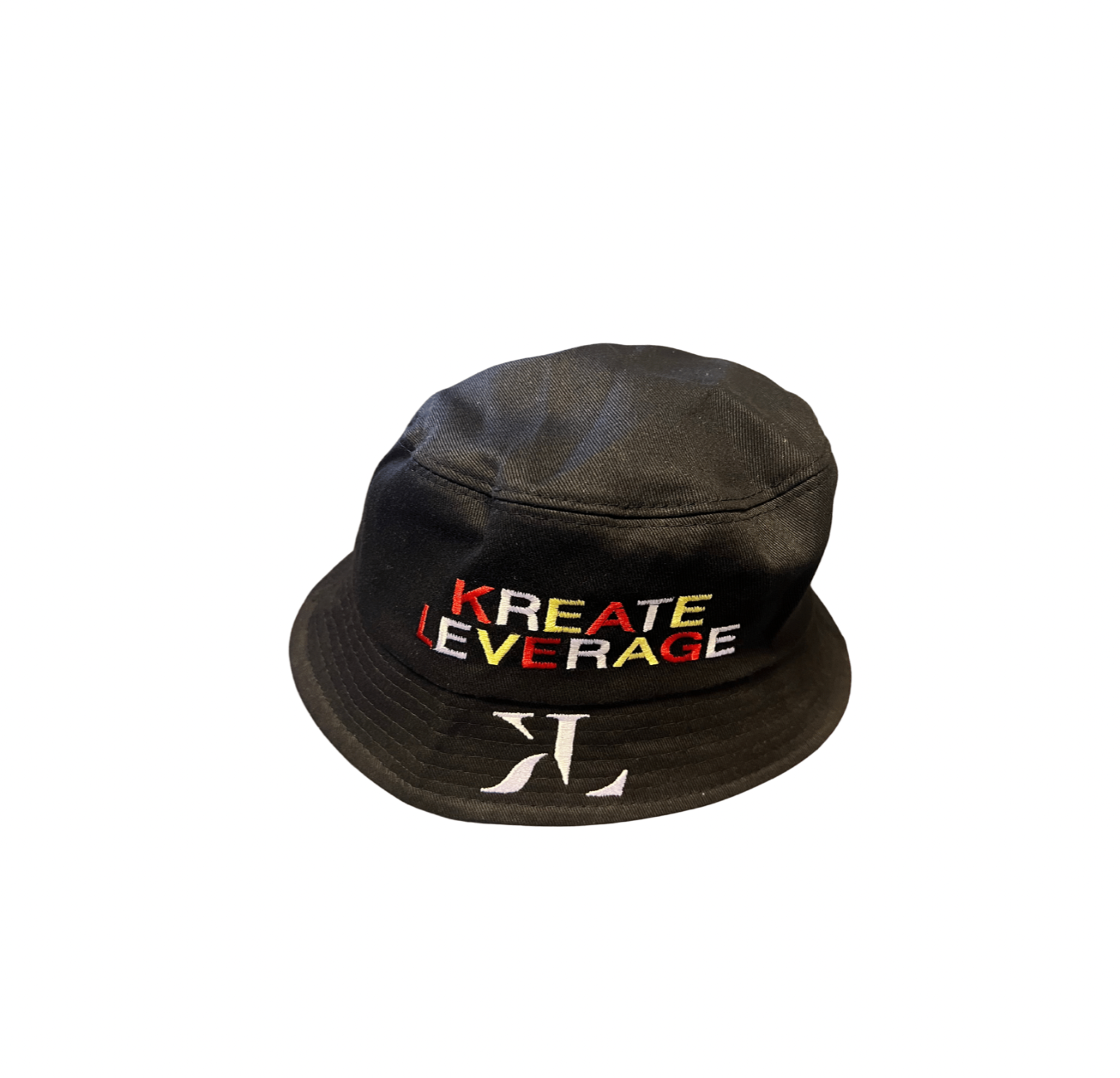 Black & Multi Color Bucket Hat